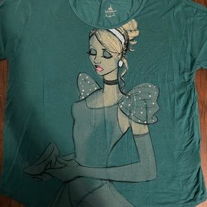 Disney Parks Swoop Cinderella Bling Shirt XL